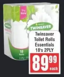 Frontline Twinsaver Toilet Rolls Essentials offer