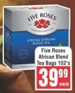 Frontline Five Roses African Blend Tea Bags offer