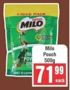 Frontline Nestle Milo Pouch offer