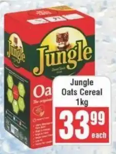 Frontline Jungle Oats Cereal offer