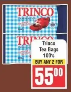 Frontline Trinco Tea Bags offer