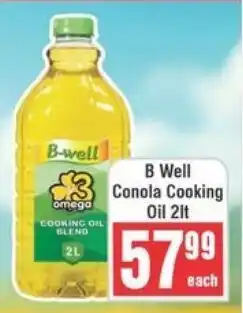 Frontline B Well Conola Cooking Oil offer