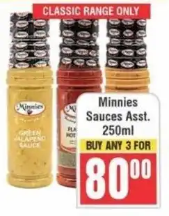 Frontline Minnies Sauces Asst. offer