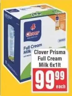 Frontline Clover Prisma Full Cream Milk offer
