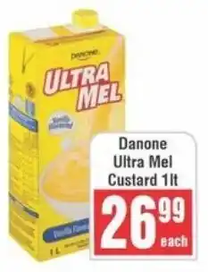 Frontline Danone Ultra Mel Custard offer