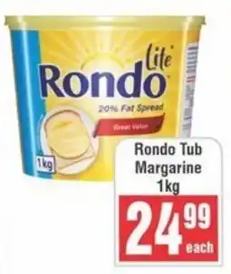 Frontline Rondo Tub Margarine offer