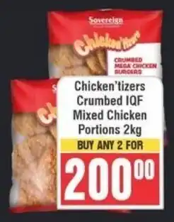 Frontline Chicken'tizers Crumbed IQF Mixed Chicken Portions offer