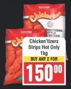 Frontline Sovereign Chicken'tizers Strips Hot Only offer