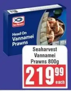 Frontline Sea Harvest Vannamei Prawns offer