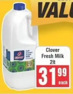 Frontline Clover Fresh Milk offer