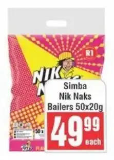 Frontline Simba Nik Naks Bailers offer