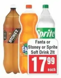 Frontline Fanta or Stoney or Sprite Soft Drink offer