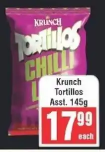 Frontline Krunch Tortillos Asst. offer