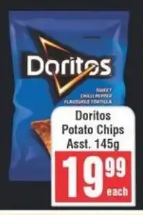Frontline Doritos Potato Chips Asst. offer