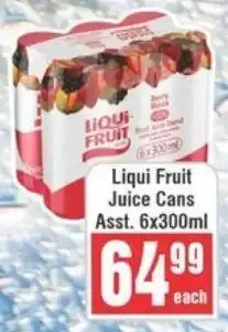 Frontline Liqui Fruit Juice Cans Asst. offer