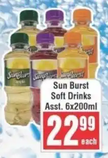 Frontline Sun Burst Soft Drinks Asst. offer