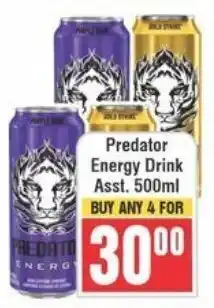 Frontline Predator Energy Drink Asst. offer