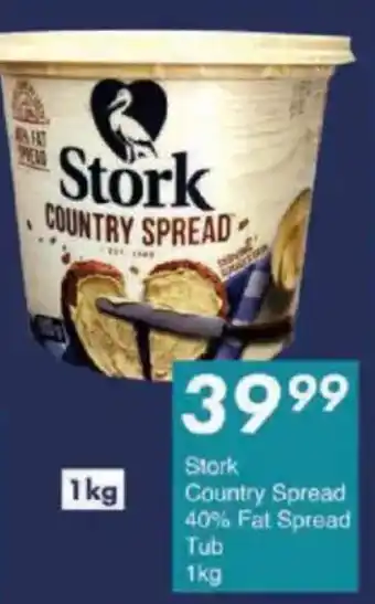 President Hyper Stork Country Spread 40% Fat Spread Tub offer