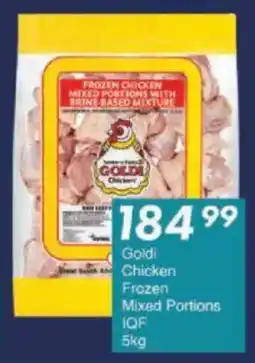 President Hyper Goldi Chicken Frozen Mixed Portions IQF offer