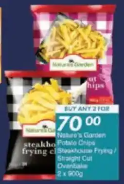 President Hyper Nature's Garden Potato Chips Steakhouse Frying/ Straight Cut Overbake offer