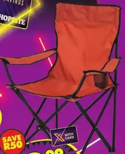 Shoprite Bushbaby spider folding chair all variants offer