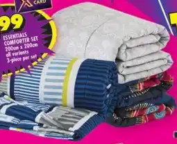 Shoprite Essentials comforter set all variants offer