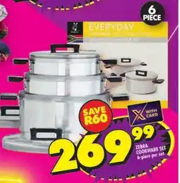 Shoprite Zebra cookware set offer