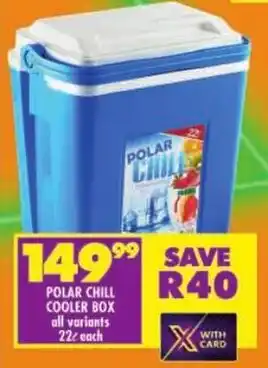 Shoprite Polar chill cooler box all variants offer