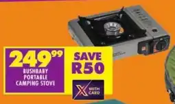 Shoprite Bushbaby portable camping stove offer