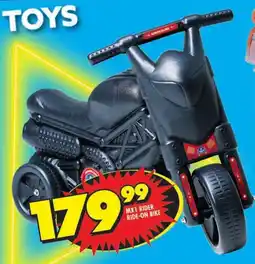 Shoprite Mx1 rider ride-on bike offer