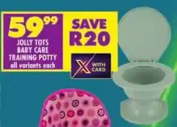 Shoprite Jolly tots baby care training potty offer
