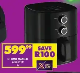 Shoprite Ottimo manual airfryer offer
