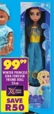 Shoprite Winter princess eira forever friend doll offer
