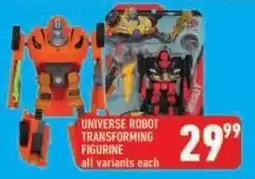 Shoprite Universe robot transforming figurine offer