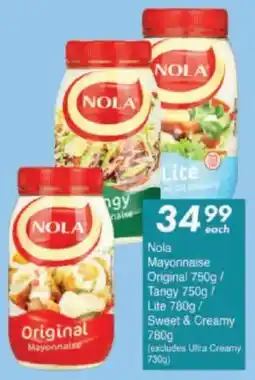 President Hyper Nola Mayonnaise Original/ Tangy/ Lite/ Sweet & Creamy offer