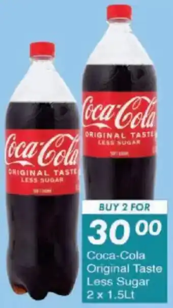 President Hyper Coca-Cola Original Taste Less Sugar offer