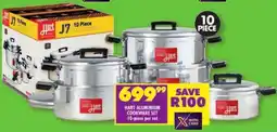 Shoprite Hart aluminium cookware set offer