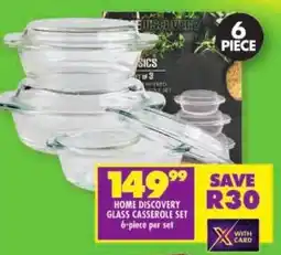 Shoprite Home discovery glass casserole set offer