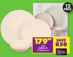 Shoprite Lola dinner set offer