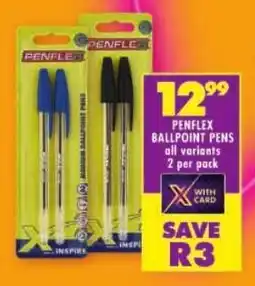 Shoprite Penflex ballpoint pens offer