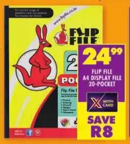 Shoprite Flip file A4 display file offer