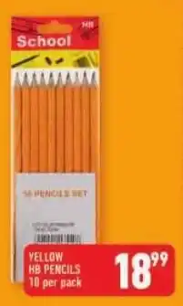 Shoprite Yellow hb pencils offer