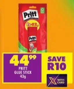 Shoprite Pritt glue stick offer
