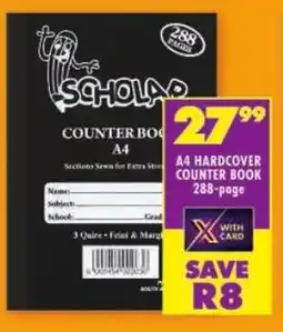 Shoprite A4 hardcover counter book offer