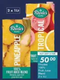 President Hyper Rhodes 100% Fruit Juice Blend offer
