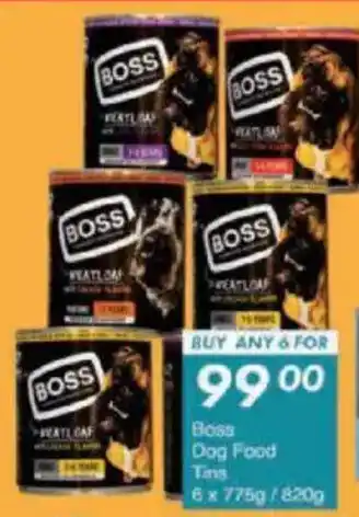 President Hyper Boss Dog Food Tins offer