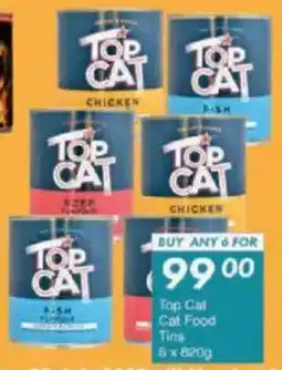 President Hyper Top Cat Cat Food Tins offer