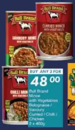 President Hyper Bull Brand Mince with Vegetables Bolognaise/ Savoury Curried/ Chilli/ Chicken offer