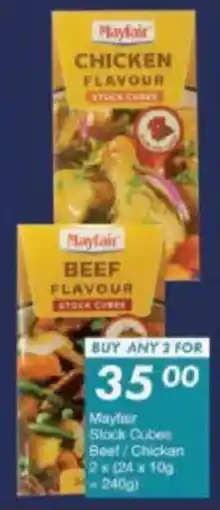 President Hyper Mayfair Stock Cubes Beef/ Chicken offer