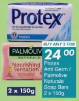 President Hyper Protex Anti Germ/ Palmolive Naturals Soap Bars offer
